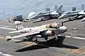 An EA-6B of VAQ-134 landing on USS&nbsp;George H.W. Bush in 2014