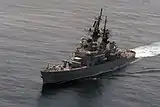 Small missile-armed surface warship.