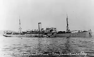 SS Odenwald as USS&nbsp;Newport News&nbsp;(AK-3)
