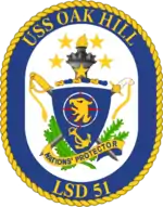 Crest of the USS Oak Hill