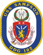 USS Sampson Coat of Arms