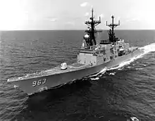 USS Spruance in June 1987