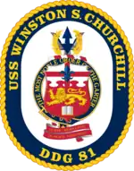 DDG-81 USS Winston Churchill Coat of Arms