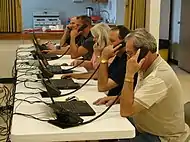 Image 5Members of the United Steelworkers in Ohio phone bank other union members to educate them about critical issues in the 2008 election in the U.S.