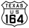 U.S. Highway 164 marker