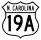 U.S. Highway 19A marker