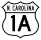 U.S. Highway 1A marker