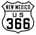 U.S. Highway 366 marker