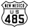 U.S. Highway 485 marker