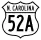 U.S. Highway 52A marker