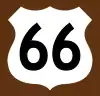 US&nbsp;66 route marker