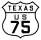 Business U.S. Highway 75 marker