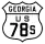 U.S. Highway 78S marker