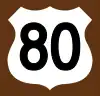 US&nbsp;80 route marker