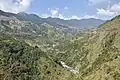 The Uhl River above Barot looking towards Billing, Oct 2017
