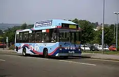 UniLink livery used by First Hants & Dorset from 1998 to 2001.