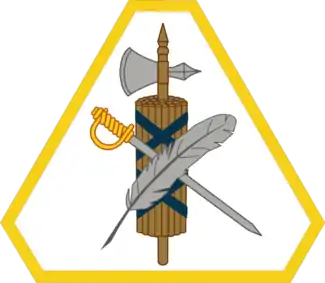 Shoulder sleeve insignia of US Army Reserve Legal Command