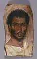 2nd-century mummy portrait probably from er-Rubayat (Getty Villa)