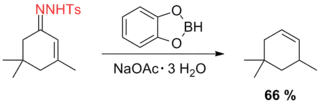 Scheme 12-2. Deoxygenation of an α,β-unsaturated carbonyl compound
