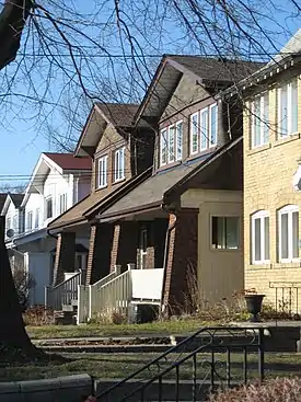 Typical houses in the Upper Beaches