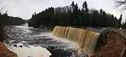 Upper Tahquamenon falls Panoramic view
