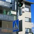 Pedestrian crossing in Finland