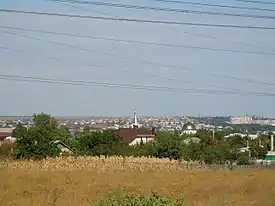 View of the Usatove village