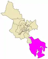 Cần Giờ in the metropolitan area of HCMC