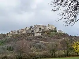 A general view of the village of Vachères