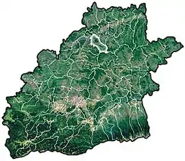 Location in Sibiu County