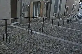 Stairs of the côte Saint-Martin
