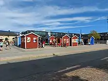 Political parties campaigning in Uppsala on 11 August 2022