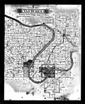 Van Buren County Iowa Plat Map from 1897 with Abner Martin House and farm land.  Two parcels just south and south east of Mt Zion.