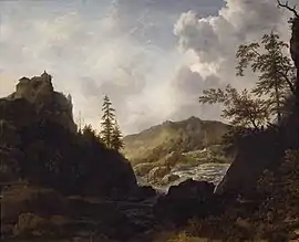 Allaert van Everdingen, c. 1660, Nordic landscape of the type Van Eeverdingen began to paint after his return from Norway and Sweden.