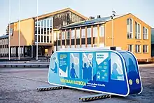 An information campaign for the planned Vantaa light rail