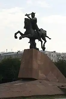 The statue of Vardan Mamikonian