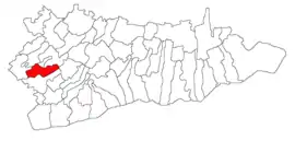 Location in Călărași County