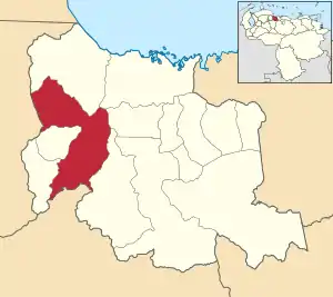Location in Carabobo