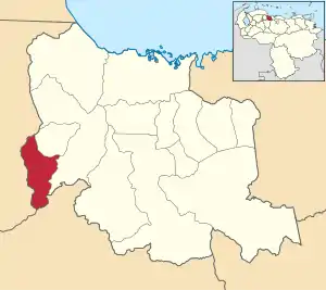 Location in Carabobo