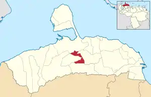 Location in Miranda