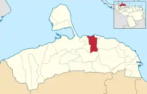 Location in Miranda