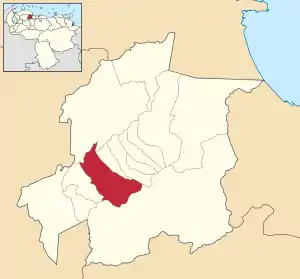 Location in Yaracuy