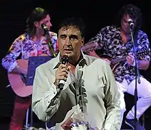 Marinov during a concert in Sozopol, 6 August 2017.