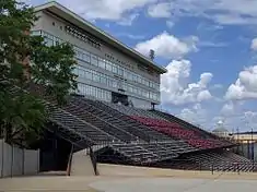 A view of Veterans Memorial Stadium