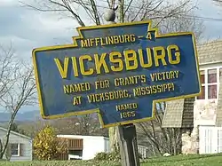 Official logo of Vicksburg (Union County), Pennsylvania