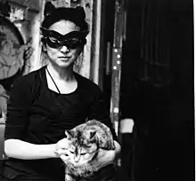 Victoria Law at an ABC No Rio Halloween open house