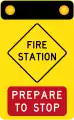 (W5-V122) Fire Station (Prepare to Stop) (Used in Victoria)