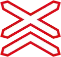 Vienna Convention sign with "half cross"