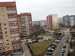 View from apartment in Plavnieki suburb