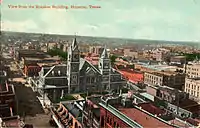 View from the Scanlan Building, Houston, Texas (postcard, circa 1910)